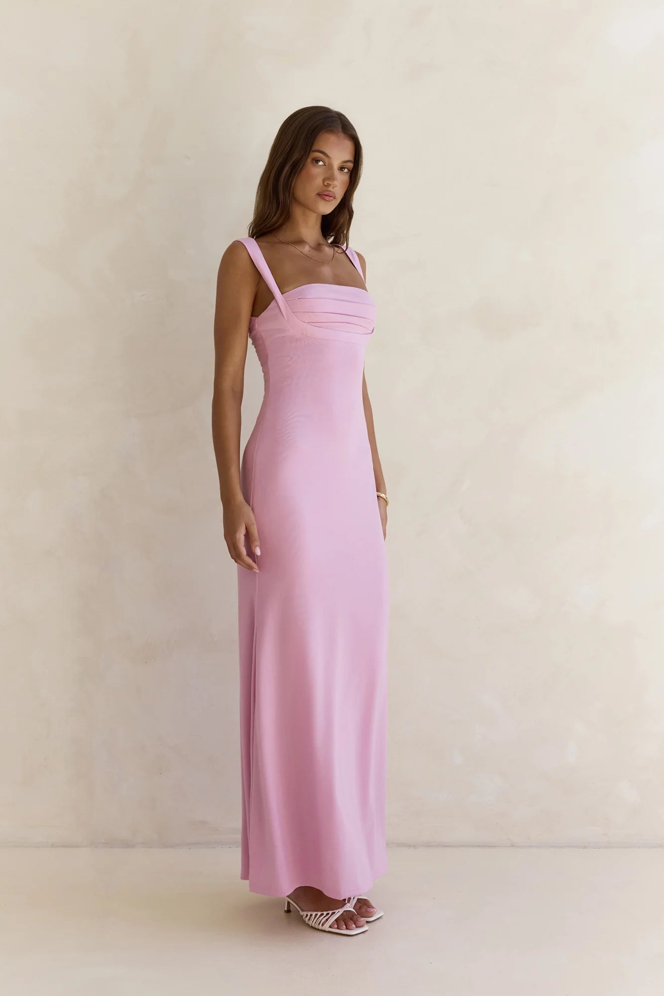 Spring In The Clouds Maxi Dress Lilac