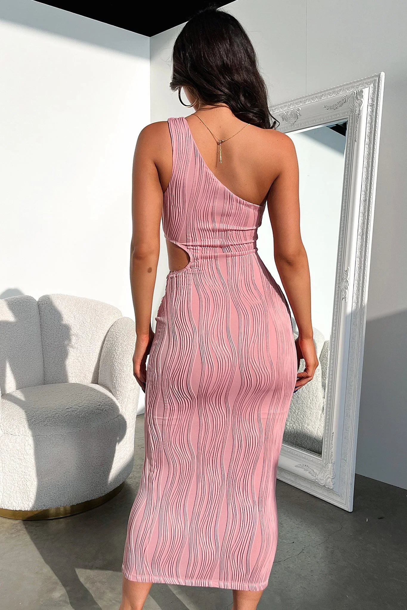 Trami Midi Dress - Pink