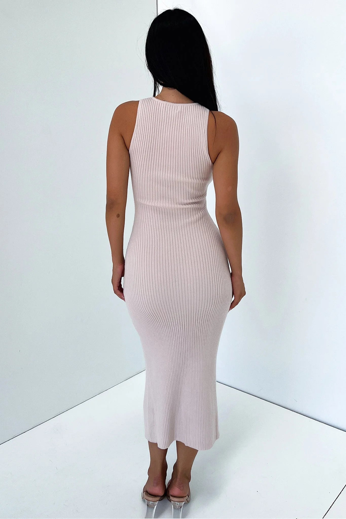Geniva Midi Dress - Beige