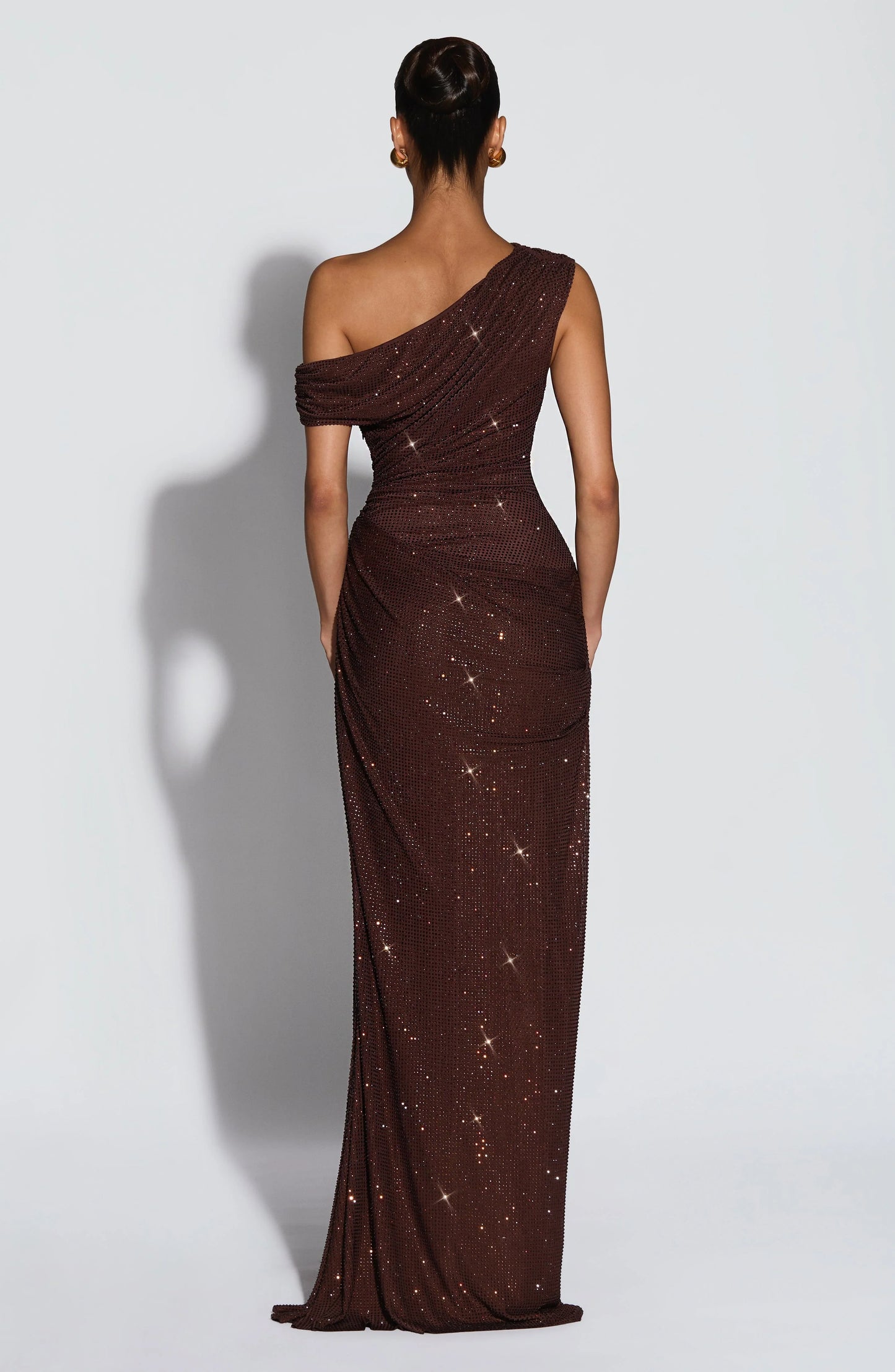 Ottilie Maxi Dress - Plum Brown