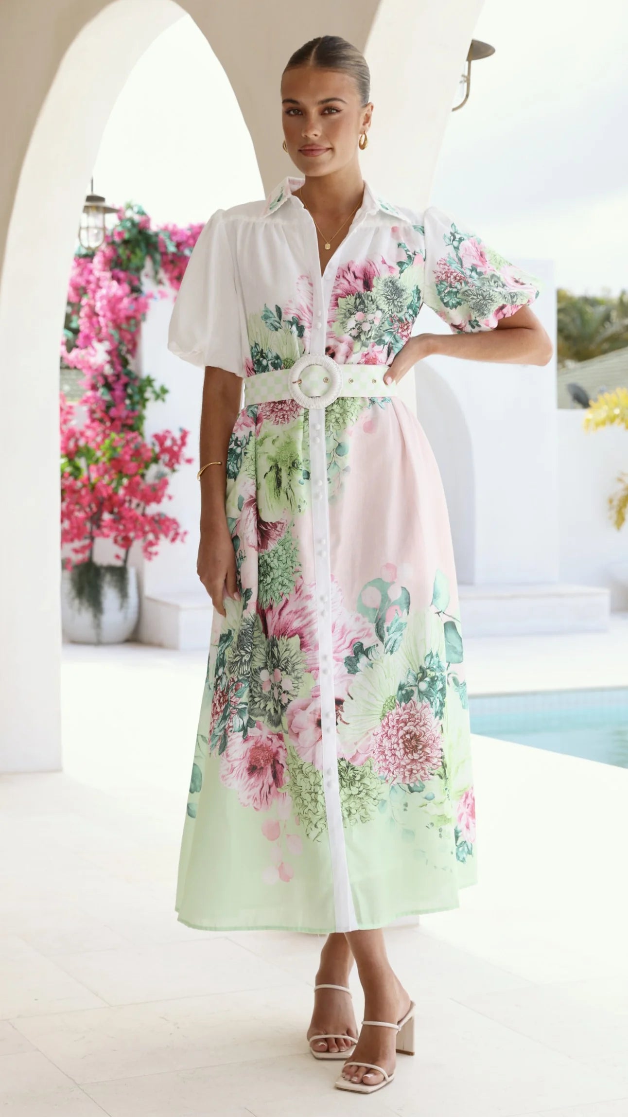 Dusk Maxi Dress - Sorbet Symphony