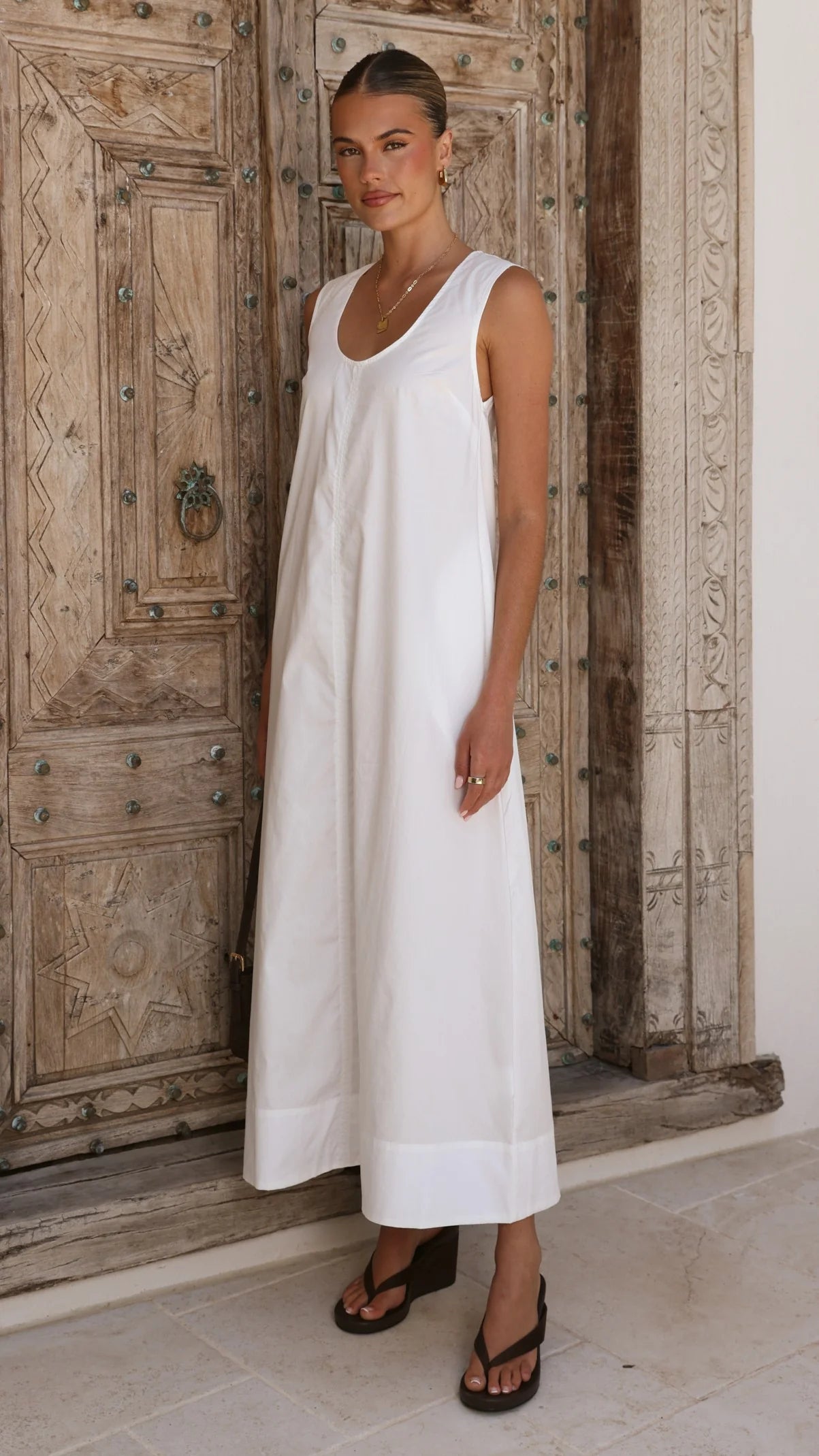Alex Maxi Dress - White